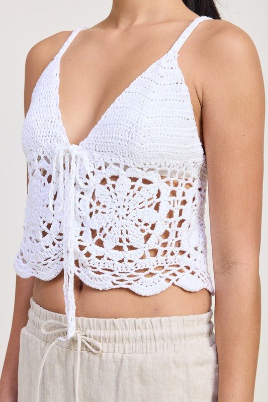 Anguilla Crochet Top
