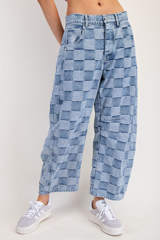 Check It Barrel Jeans