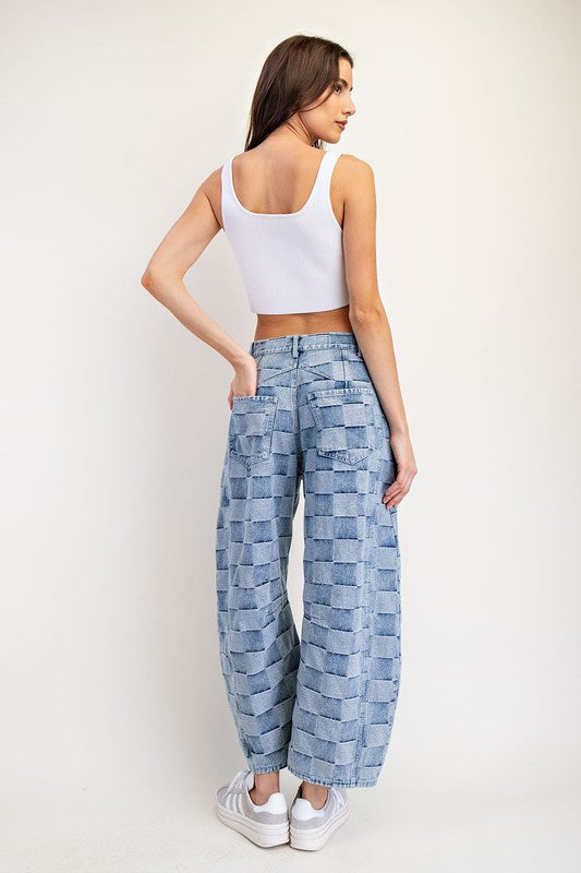 Check It Barrel Jeans