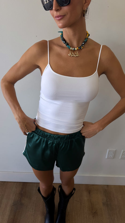 On the Go Satin Track Short