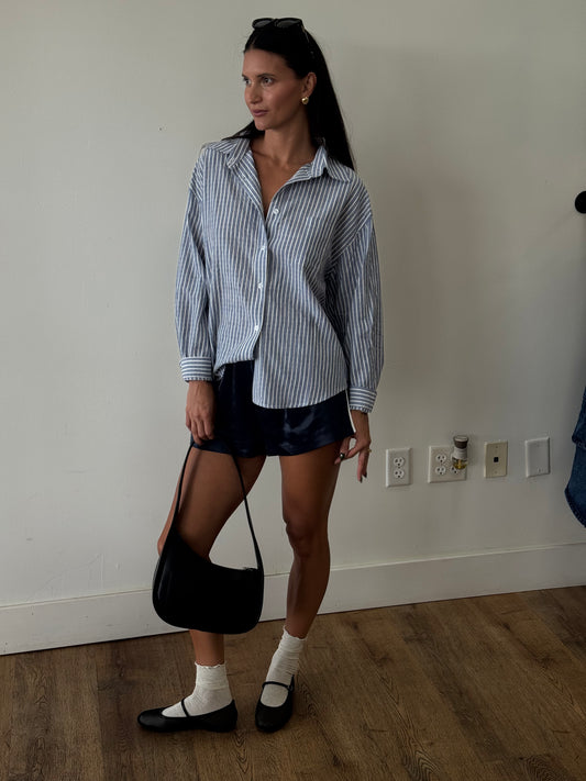 Salt Air Striped Button Down
