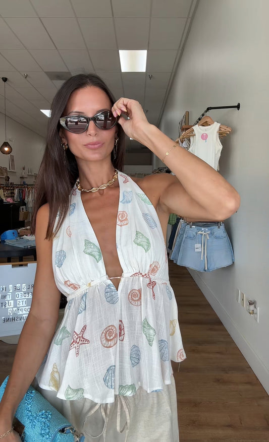 Under the Sea Halter Top