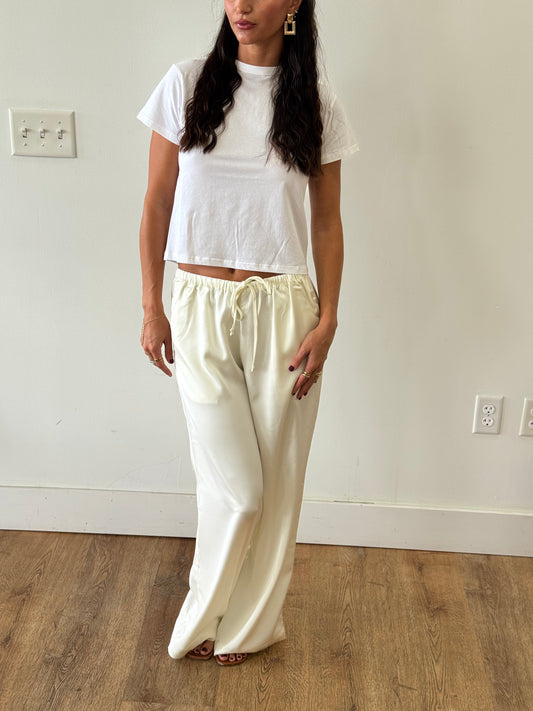 Opalite Satin Pull On Pant