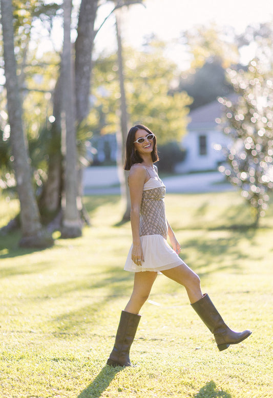 Ruin the Friendship Plaid Mini