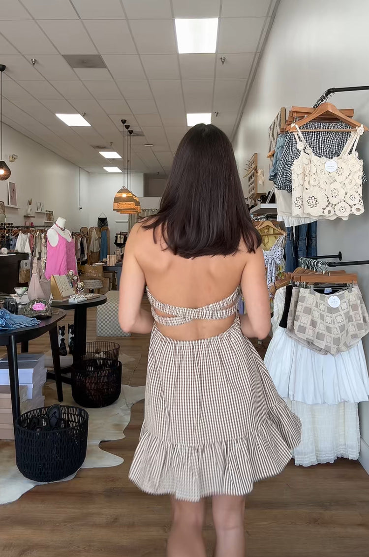 Parkside Gingham Babydoll Romper