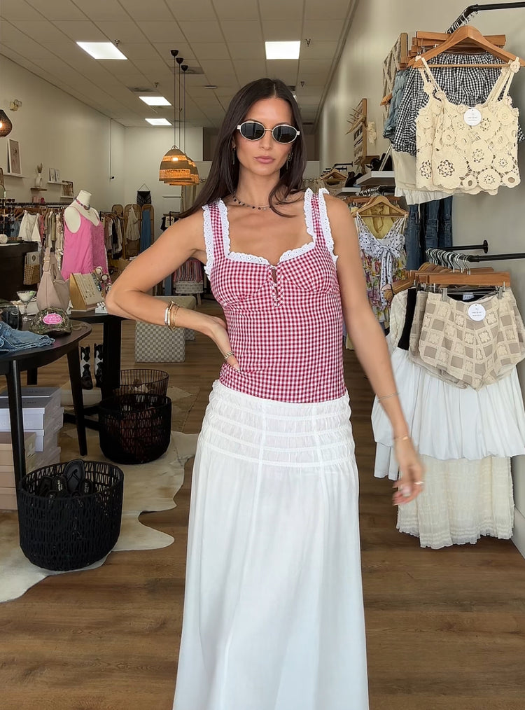 Rhodes Gingham Bodysuit