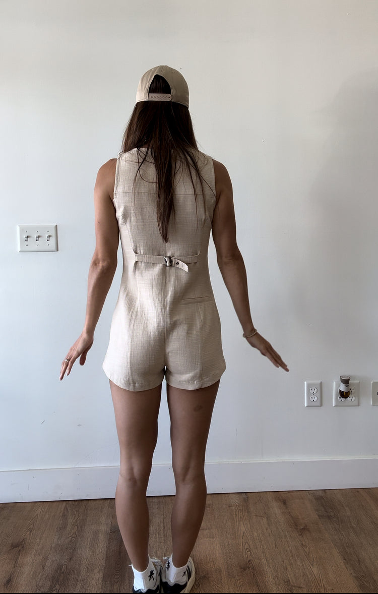 High Hopes Buttoned Romper