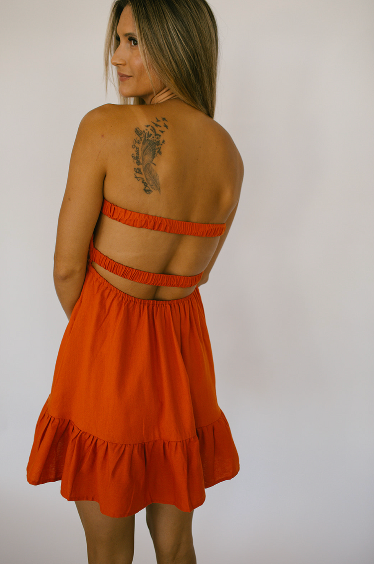Sun Daze Strapless Mini