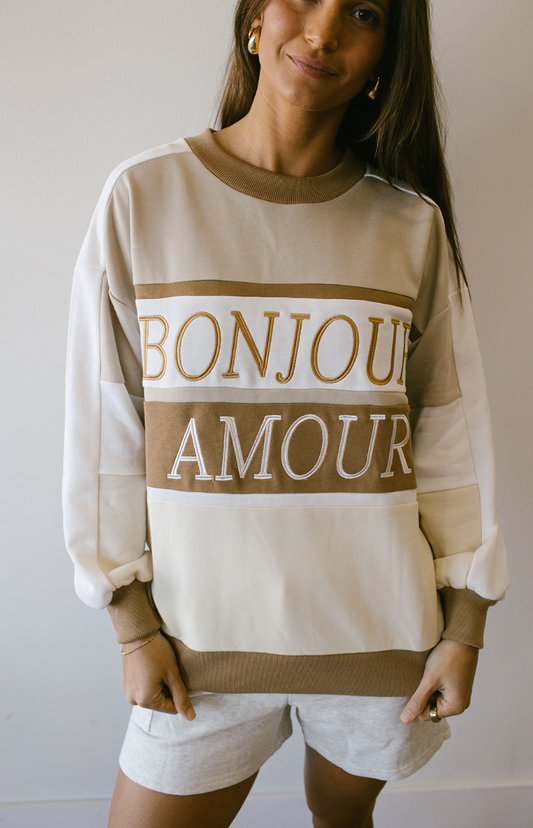 Bounjour Amour Pullover