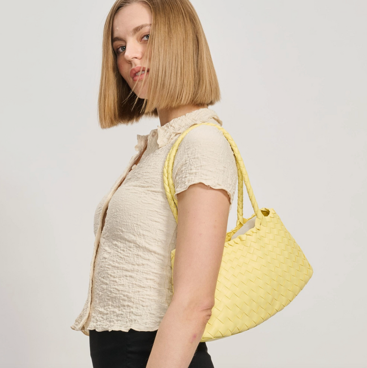 Millie Woven Shoulder Bag
