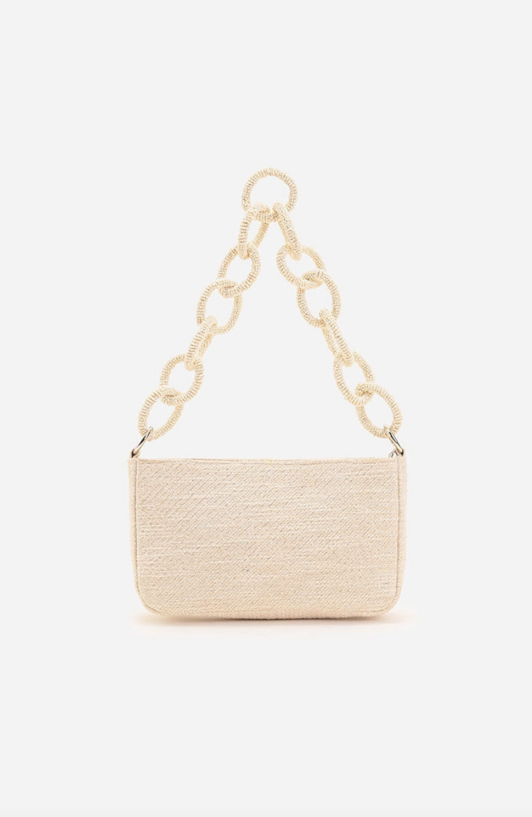 Shimmering Sands Embellished Shoulder Bag