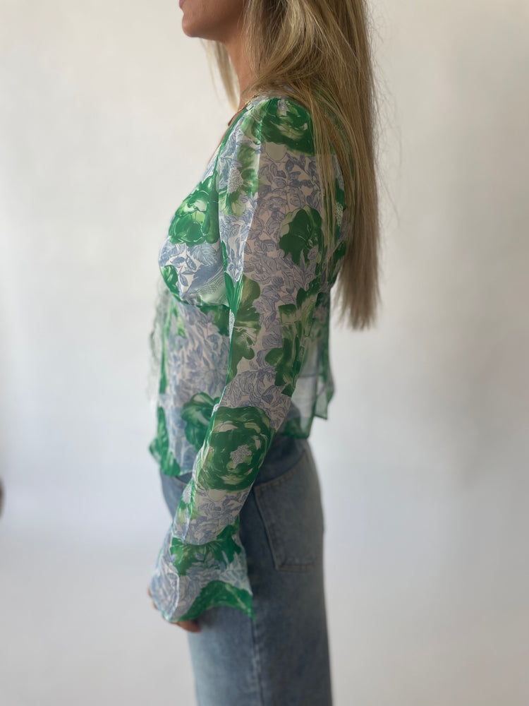 Get Him Back! Open Front Long Sleeve Blouse
