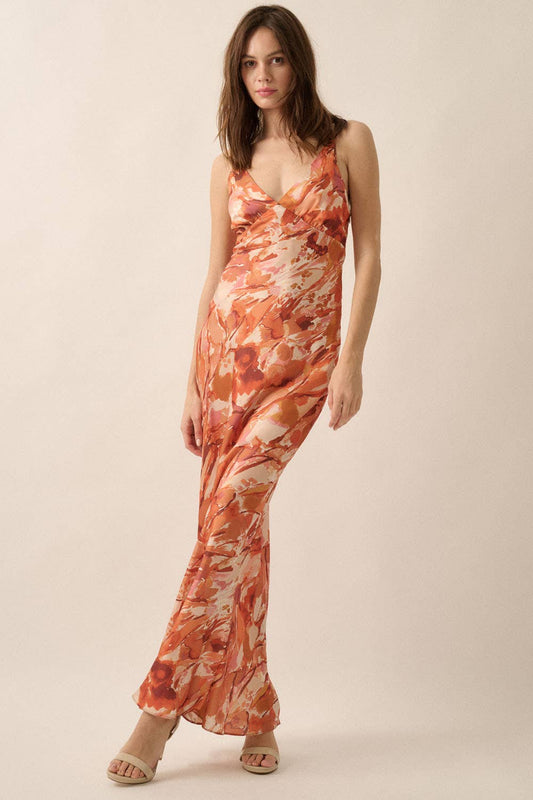 Aelin Satin Maxi