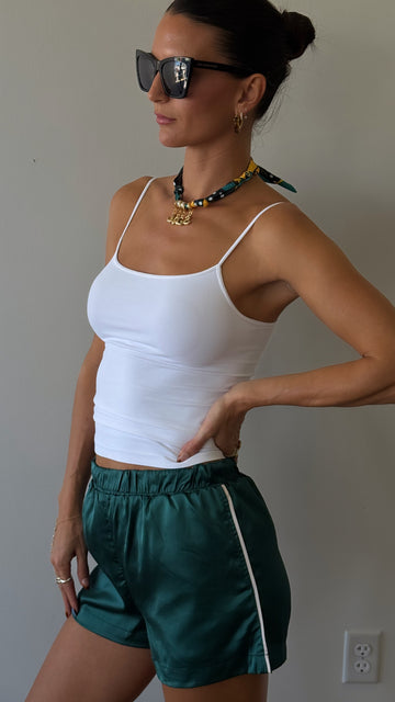 On the Go Satin Track Short