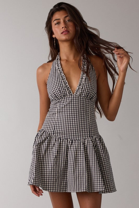 Rhodes Corset Halter Mini