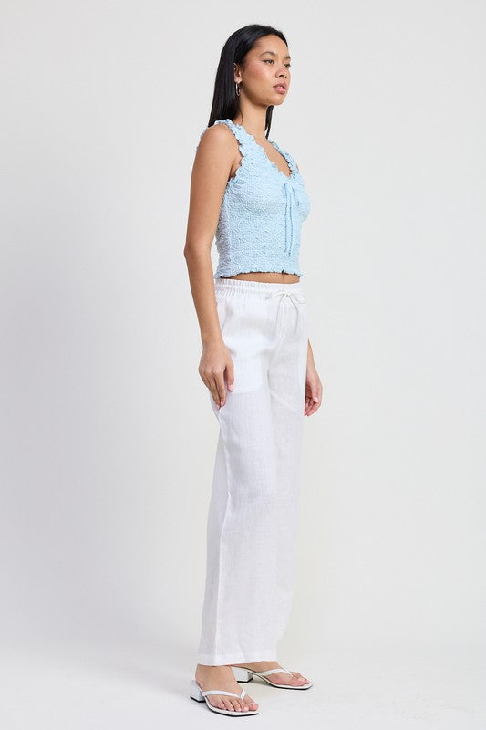 Bigger Than the Whole Sky Crinkle Top