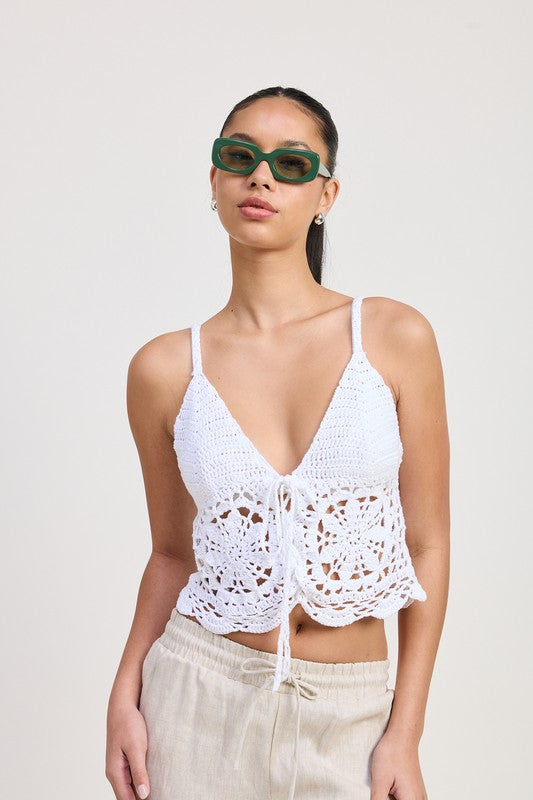 Anguilla Crochet Top