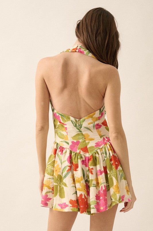 Secret Gardens Drop Waist Mini