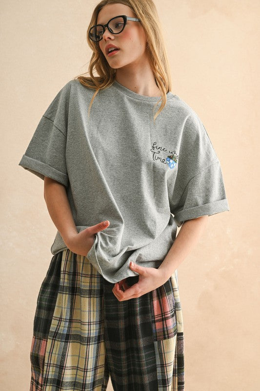 Fine Wine Time Graphic Tee