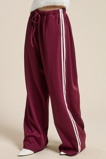 Maddy Maroon Track Pant