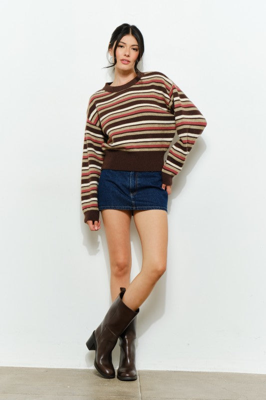 Nina Striped Sweater