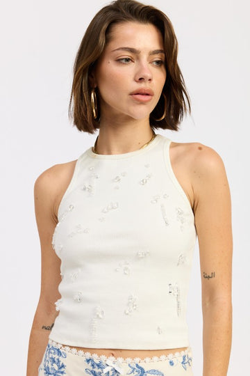 Crystal Clear Racer Back Tank