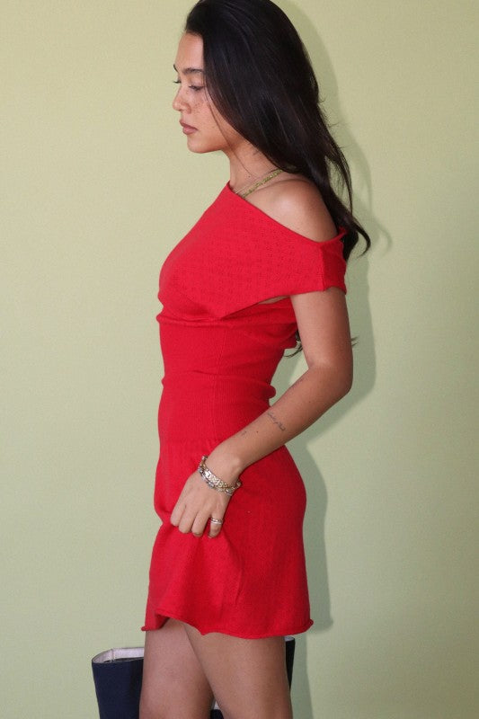 Sloane One Shoulder Mini Dress