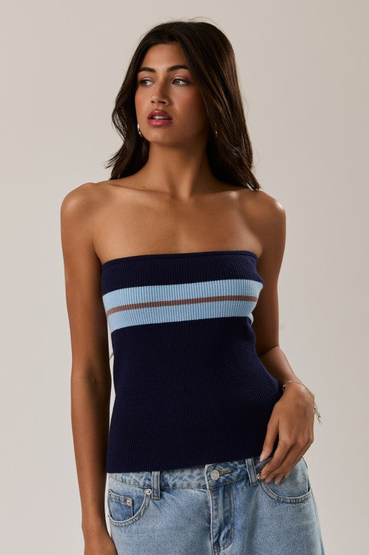 Lizzy Ribbed Tube Top