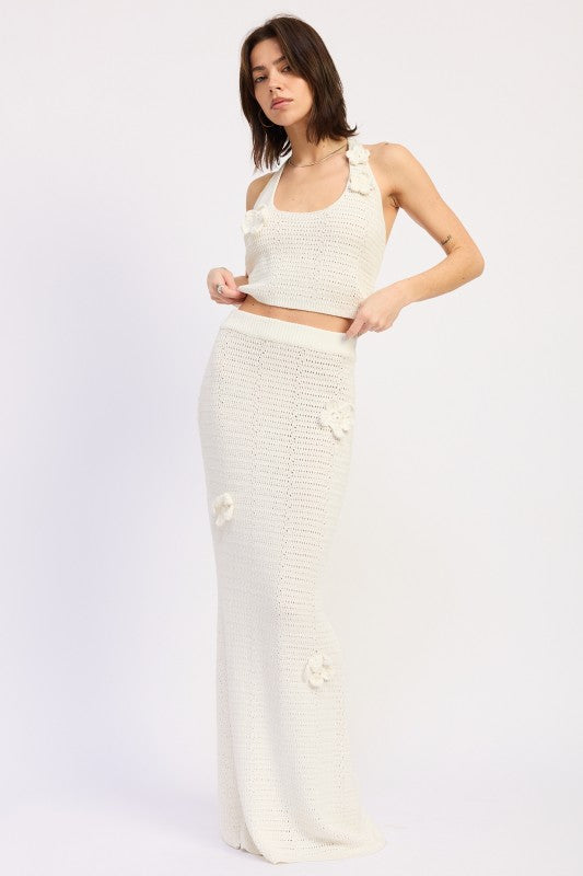 Islamorada Crochet Skirt Set