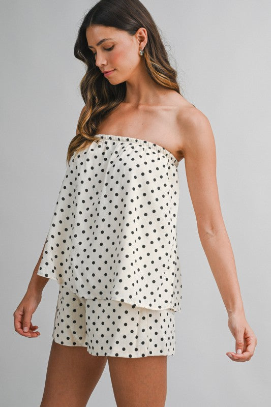 Bianca Polka Dot Short Set