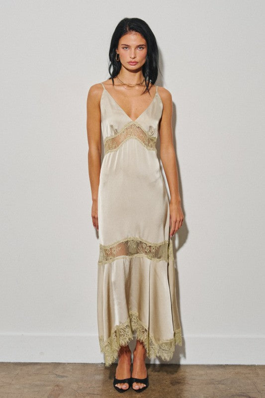 Sage Lace Midi