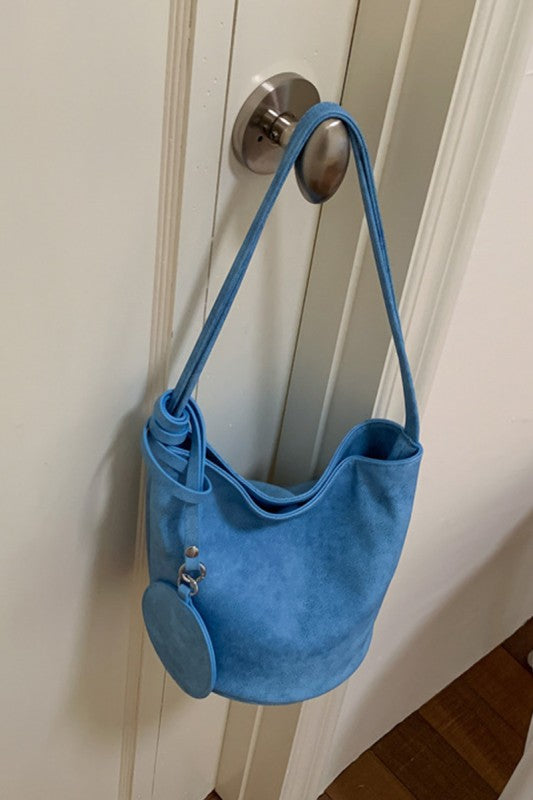Jenny Suede Bucket Bag