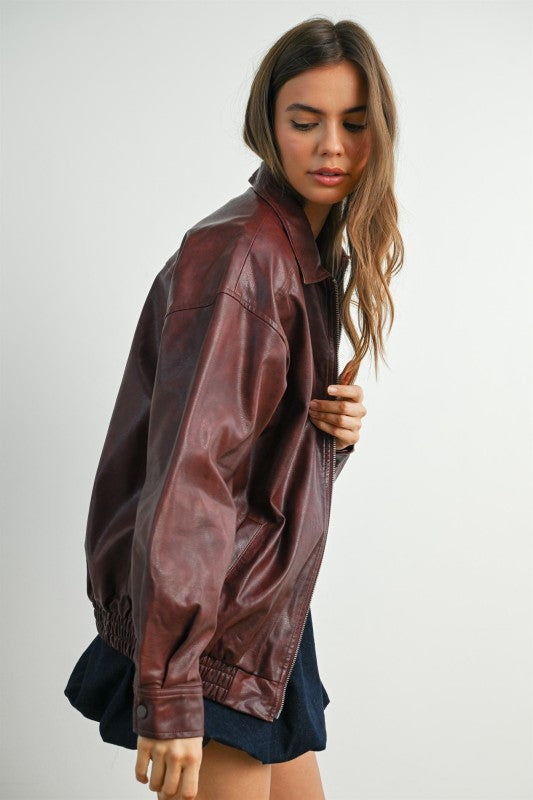 Napa Valley Wine Leather Jacket