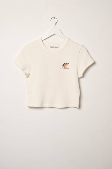 Firenze Cropped Graphic Baby Tee
