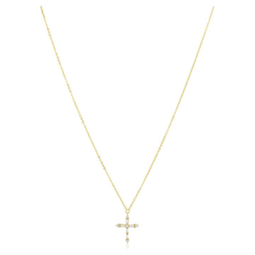 Gabriella CZ Cross Necklace by Sahira