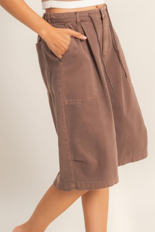 Bryce Tie Bermuda Shorts