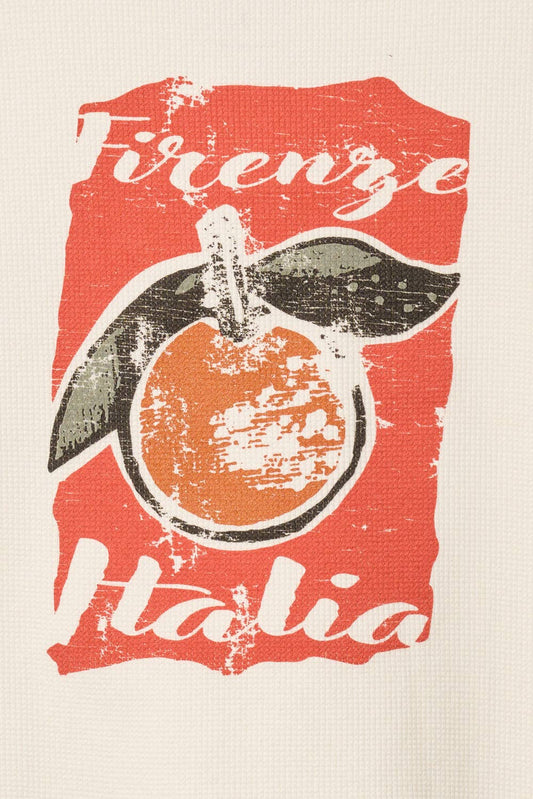 Firenze Cropped Graphic Baby Tee