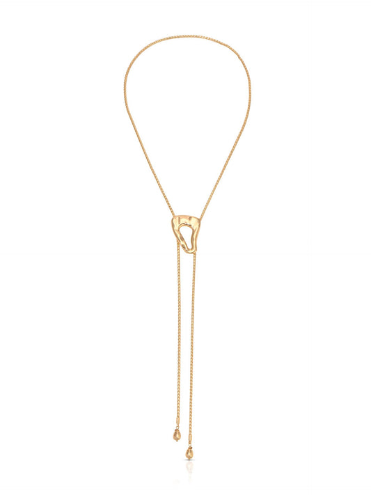 Molten Muse Bolo Necklace by Ettika