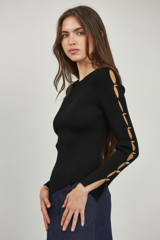 The Tori Ribbed Long Sleeve