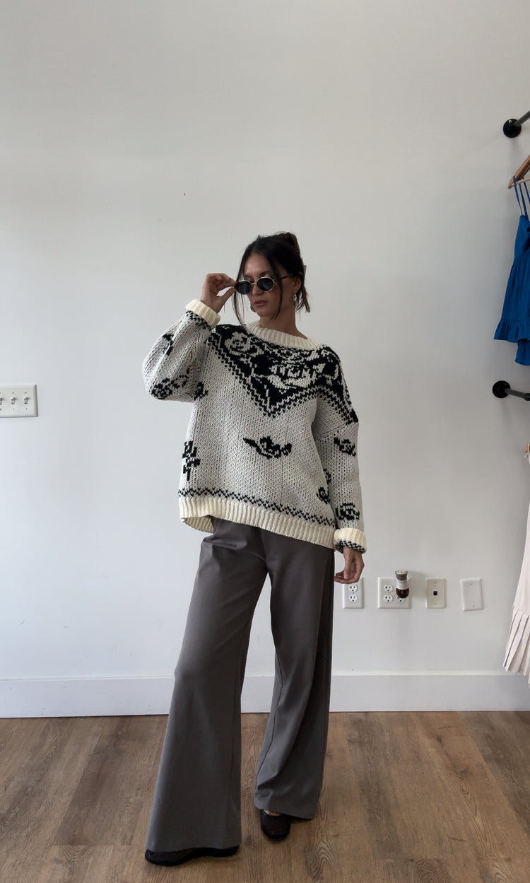 Equestrian Oversized Sweater