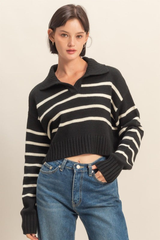 Abigail Collared Sweater