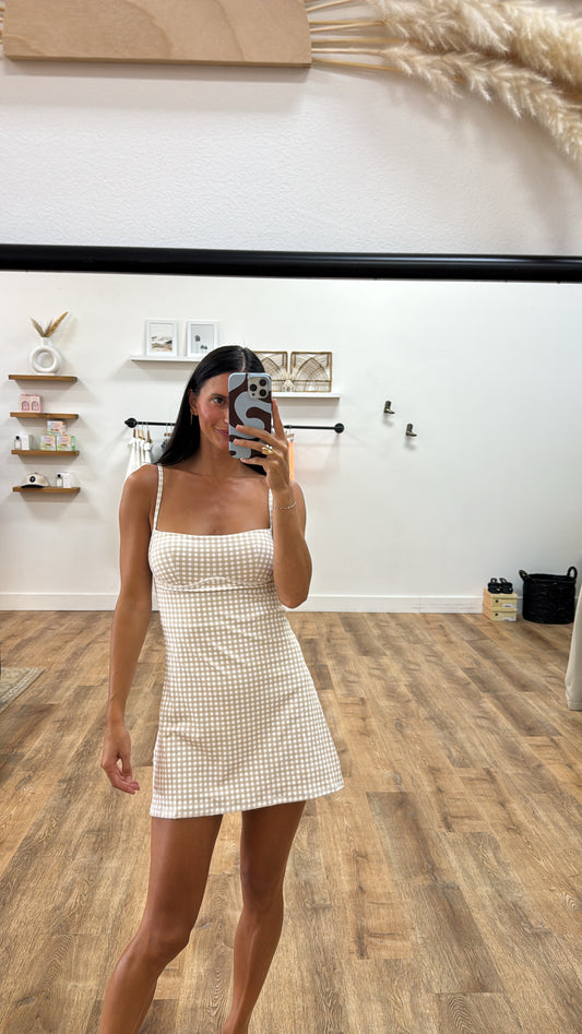 Gingham Girl Athletic Dress