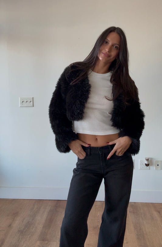 Love & Fur Cropped Jacket