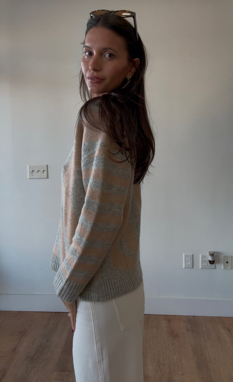 Just Wavy Collared Sweater