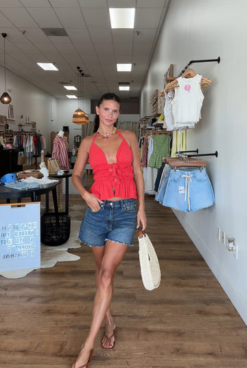 Sorry Not Sorry Aline Denim Short