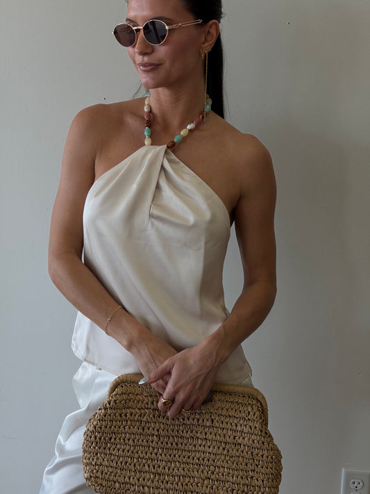 Tortuga Beaded Halter