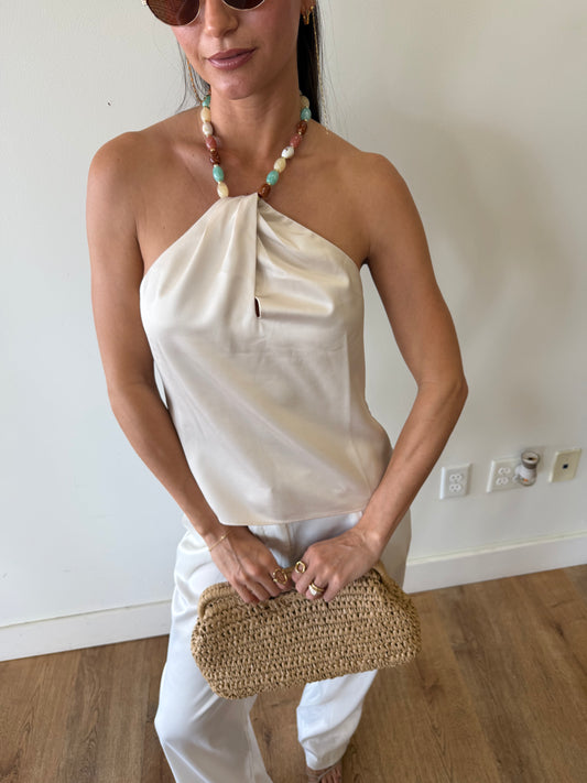 Tortuga Beaded Halter