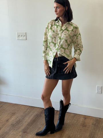 Honey Bloom Long Sleeve Button Down