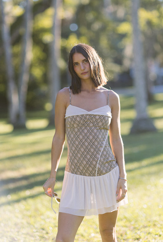 Ruin the Friendship Plaid Mini