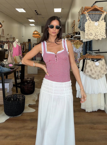 Rhodes Gingham Bodysuit